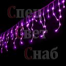 Светодиодная гирлянда "Бахрома" Фиолетовая 2 x 0,6 M
