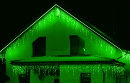 Светодиодная гирлянда бахрома Зеленая 21 x 0,6м IP65