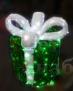 Светодиодная фигура "Подарок" 0,75 х 0,6 х 0,6 Цилиндр Зеленый
