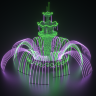 Светодиодный фонтан "Императорский" Фиолетово-зеленый