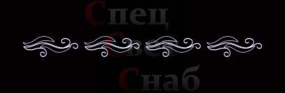 Украшение города к 9 мая. Перетяжка Небесный узор односторонний, белый, 8-12м