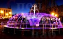 Новогоднее украшение для площади. Светодиодный фонтан 9x9x4 м Фиолетовый с белым