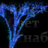 Гирлянда светодиодная для деревьев "Клип-лайт" 100м Синяя