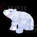 Светодиодная акриловая фигура «Медведь» 45 × 23 × 15 см