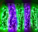Гирлянда Клип лайт "Спайдер-Супер" Фиолетово-зеленая 5 х 20 м Постоянное свечение